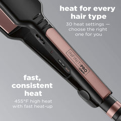 Conair Rose Gold Ceramic Flat Iron, 1 3/4 Inch