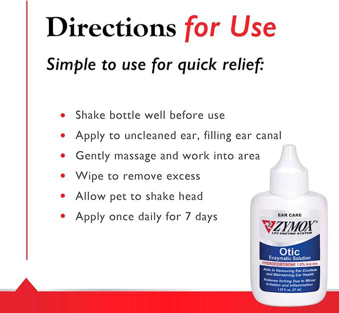 Zymox Pet King Brand Otic Pet Ear Treatment with Hydrocortisone - Zecoya