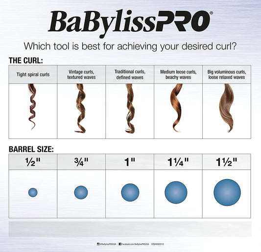 BaBylissPRO Nano Titanium and Ceramic Curling Iron