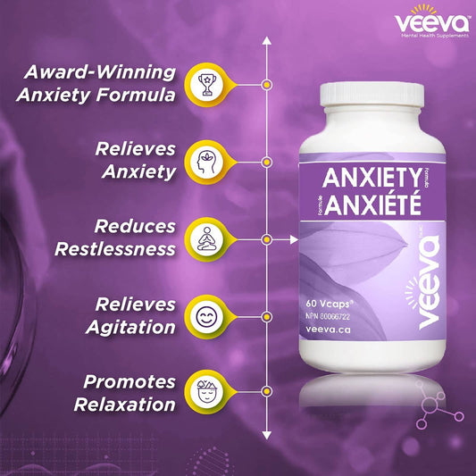 Veeva Anxiety (60 Capsules) 60 count