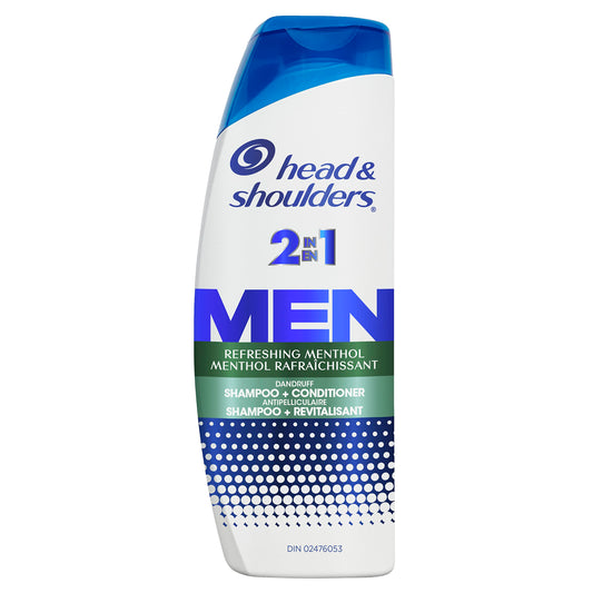 Head & Shoulders Refreshing Menthol 2-in-1 Shampoo + Conditioner, 370ML