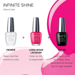 OPI Infinite Shine 2 Long-Wear Lacquer, Dutch Tulips, Pink Long-Lasting Nail Polish, 0.5 fl oz