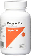 Trophic Methyl B12 + Folic Acid, 180 Count