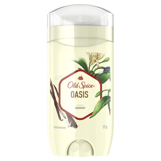 Old Spice Deodorant for Men, Fresh Collection, Aluminum Free, Oasis with Vanilla, 85g