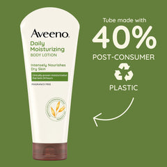 Aveeno Body Lotion, Active Naturals Daily Unscented Moisturizing Cream for Dry Skin, 227ML (Packaging May Vary)