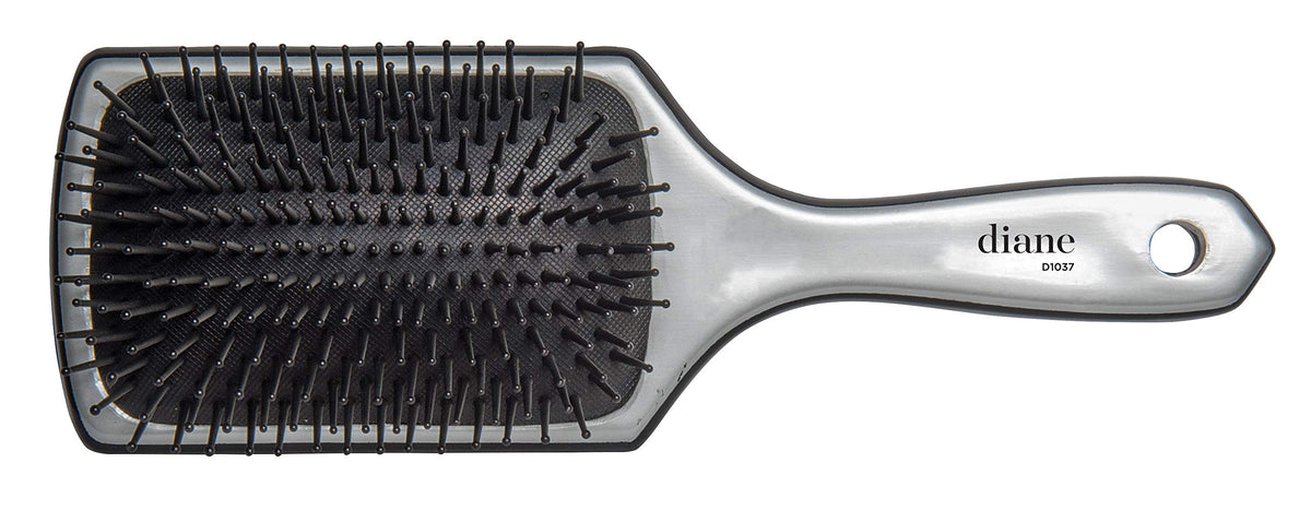 Fromm International Diane Silver Cushion Paddle Brush, Large