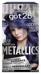 Schwarzkopf Got2b Metallics Permanent Hair Color, Blue Mercury M67, 142.5 Milliliters