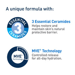 CeraVe HYDRATING Daily Face Wash, Gentle Moisturizing Non-Foaming Facial Cleanser for Men & Women, Dry & Sensitive Skin, with Hyaluronic Acid, Ceramides, Glycerin. Fragrance-Free, 473ML