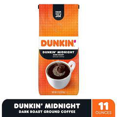 Dunkin' Ground Coffee, Dark Roast, 11 Ounce (Pack of 1)