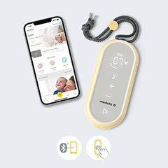 Medela Freestyle Flex Breast Pump, Closed System Quiet Handheld Portable Double Electric Breastpump, Mobile Connected Smart Pump with Touch Screen LED Display and USB Rechargeable Battery