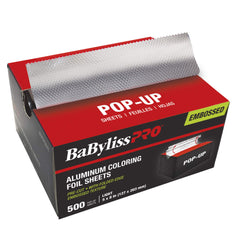 BaBylissPRO Aluminum Coloring Foil Sheets, 5x8 inch Sheets, Light Weight, 500 per box