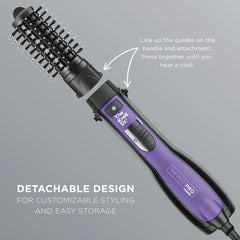 INFINITIPRO BY CONAIR The Knot Dr. Medium Round Brush, Create Defined Waves and Curls on All Hair Types, Compatible with INFINITIPRO BY CONAIR The Knot Dr. Dryer Brushes