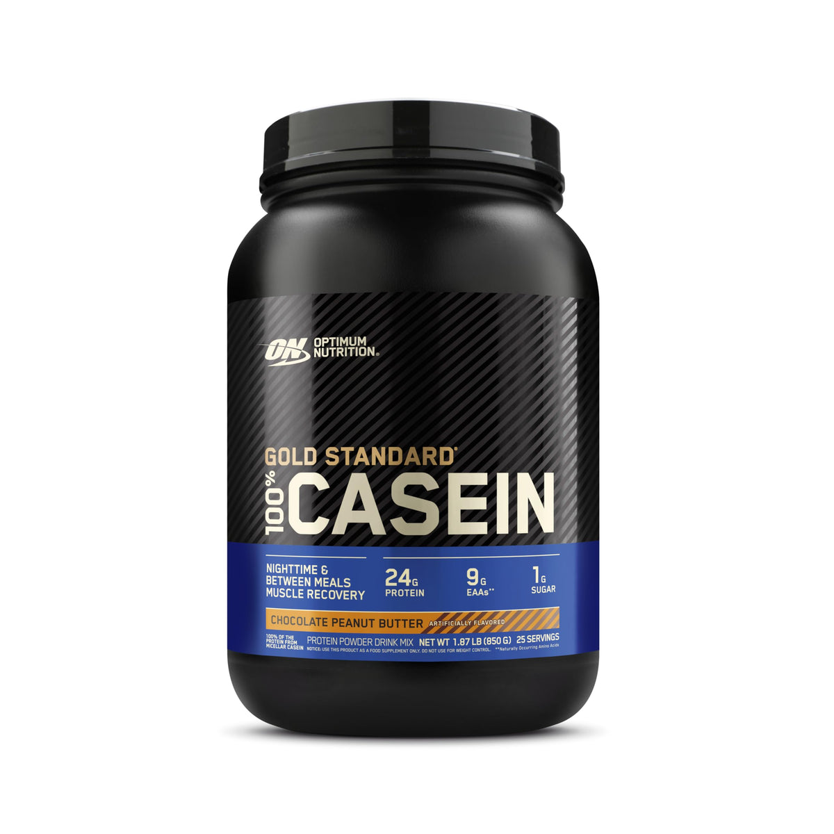 OPTIMUM NUTRITION Gold Standard 100% Casein, Chocolate Peanut Butter 2 lbs.