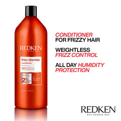 Redken Frizz Dismiss Conditioner by Redken for Unisex, 33.8 Fl Oz