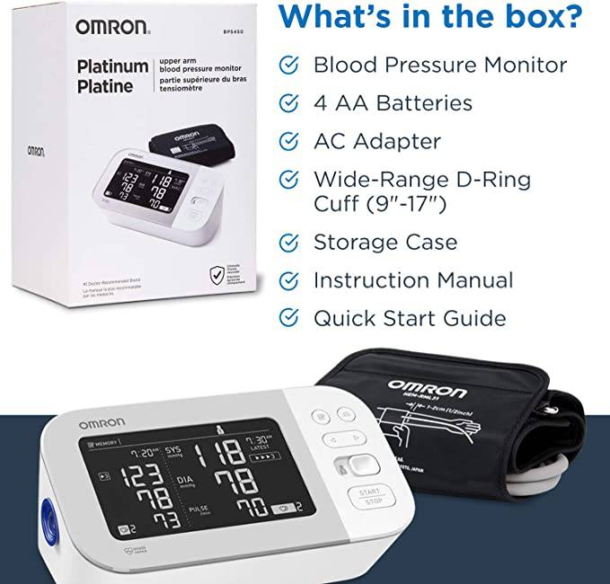 OMRON Platinum Blood Pressure Monitor - Zecoya