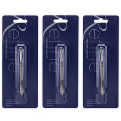 Refine Tweezers Slant Tip, 3 Count