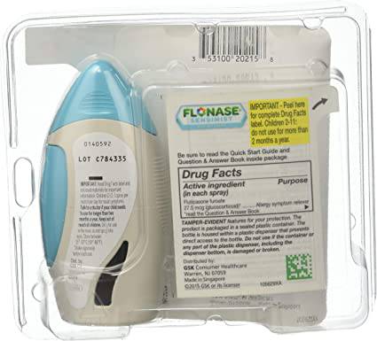 Flonase Sensimist Allergy Relief Nasal Spray, 120 Count - Zecoya