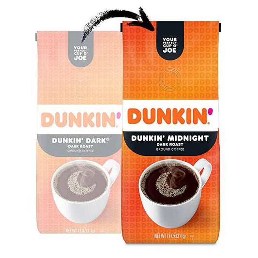 Dunkin' Ground Coffee, Dark Roast, 11 Ounce (Pack of 1)