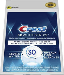 Crest 3D Whitestrips Professional White with LED Accelerator Light Teeth Whitening Kit, 19 Treatments, 30 Levels Whiter - Zecoya