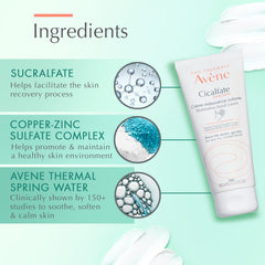 Eau Thermale Avene Cicalfate Hand Cream Intense Nourishing Lotion, 3.3 Fl Oz