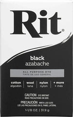 Rit, Black Purpose Powder Dye, 1-1/8 oz