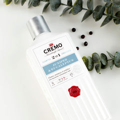 Cremo Shampoo & Conditioner, 2-in-1, Juniper & Eucalyptus, Clean & Nourish Hair, 16 oz