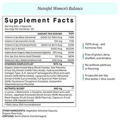 Nutrafol Women’s Balance Menopause Supplement 1-Month Supply - Zecoya