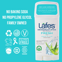 Lafe's Fresh Deodorant Twist Stick (1 Each)