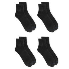 Dr. Scholl's Women's Diabetes & Circulator Socks - 4 & 6 Pair Packs - Non-binding Comfort and Moisture Management, Black 1, 8-12