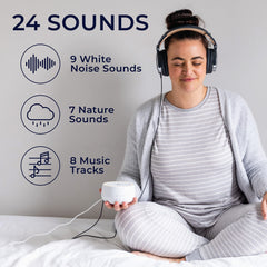 Yogasleep Dreamcenter Multi Sound White Noise Machine with Night Light, Sleep Timer, 26 Soothing Sounds for Travel, Noise Canceling for Office Privacy, Sleep Aid for Adults & Baby, Registry Gift