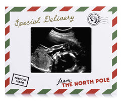 Pearhead Special Delivery Sonogram Frame, for Expecting Mom, Holiday Pregnancy Announcement, Pregnancy Announcement Keepsake, Gender-Neutral Baby Holiday Décor