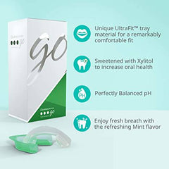 Opalescence Go - Prefilled Teeth Whitening Trays - 15% Hydrogen Peroxide - Mint