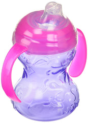 Nuby Clik-it Grip N' Sip 8 oz (240 mL) Purple