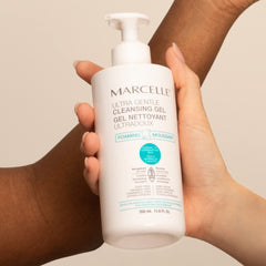 Marcelle Ultra-Gentle Cleansing Gel, Foaming, Normal To Combination Skin, Facial Cleanser, Hypoallergenic, Soap-Free, Paraben-Free, Fragrance-Free, Tested On Sensitive Skin, Cruelty-Free, 350 mL