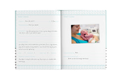 Pearhead Hello Handsome Baby Book, Blue