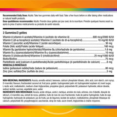 Centrum MultiGummies, Adult Multivitamins/Minerals Gummies for Men & Women, Cherry, Berry, and Orange Flavour, 70 Count (Packaging May Vary)