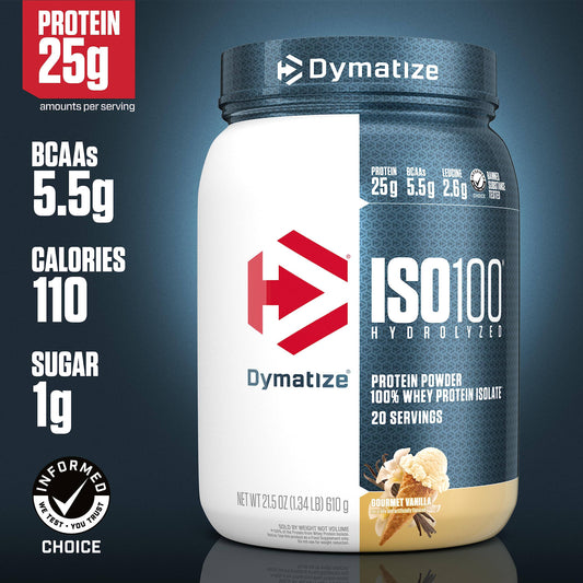 Dymatize Nutrition ISO100 - Gourmet Vanilla 20 srv