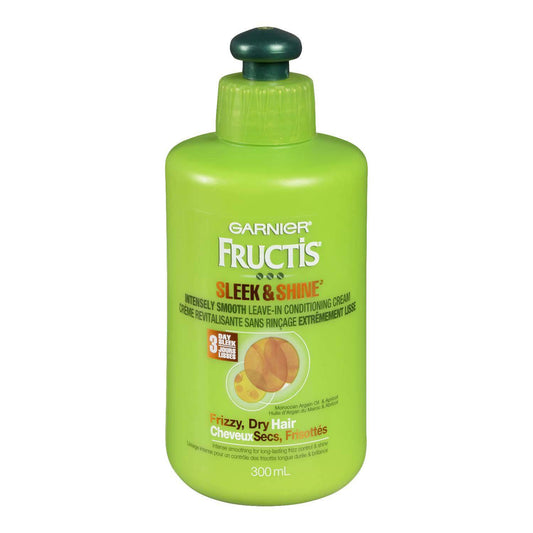 Garnier Fructis Sleek & Shine, Leave In Cream, 300 mL - Zecoya