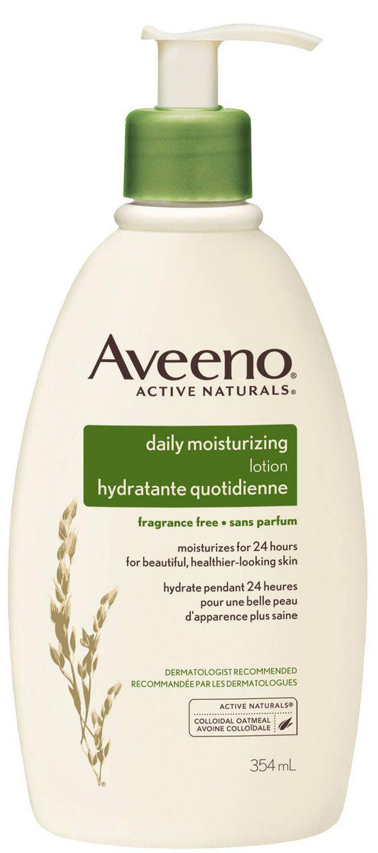 Aveeno Daily Moisturizing Body Lotion, Unscented, 354mL - Zecoya