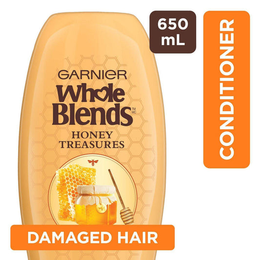 Garnier Whole Blends Honey Treasures Repairing Conditioner, 650 mL - Zecoya