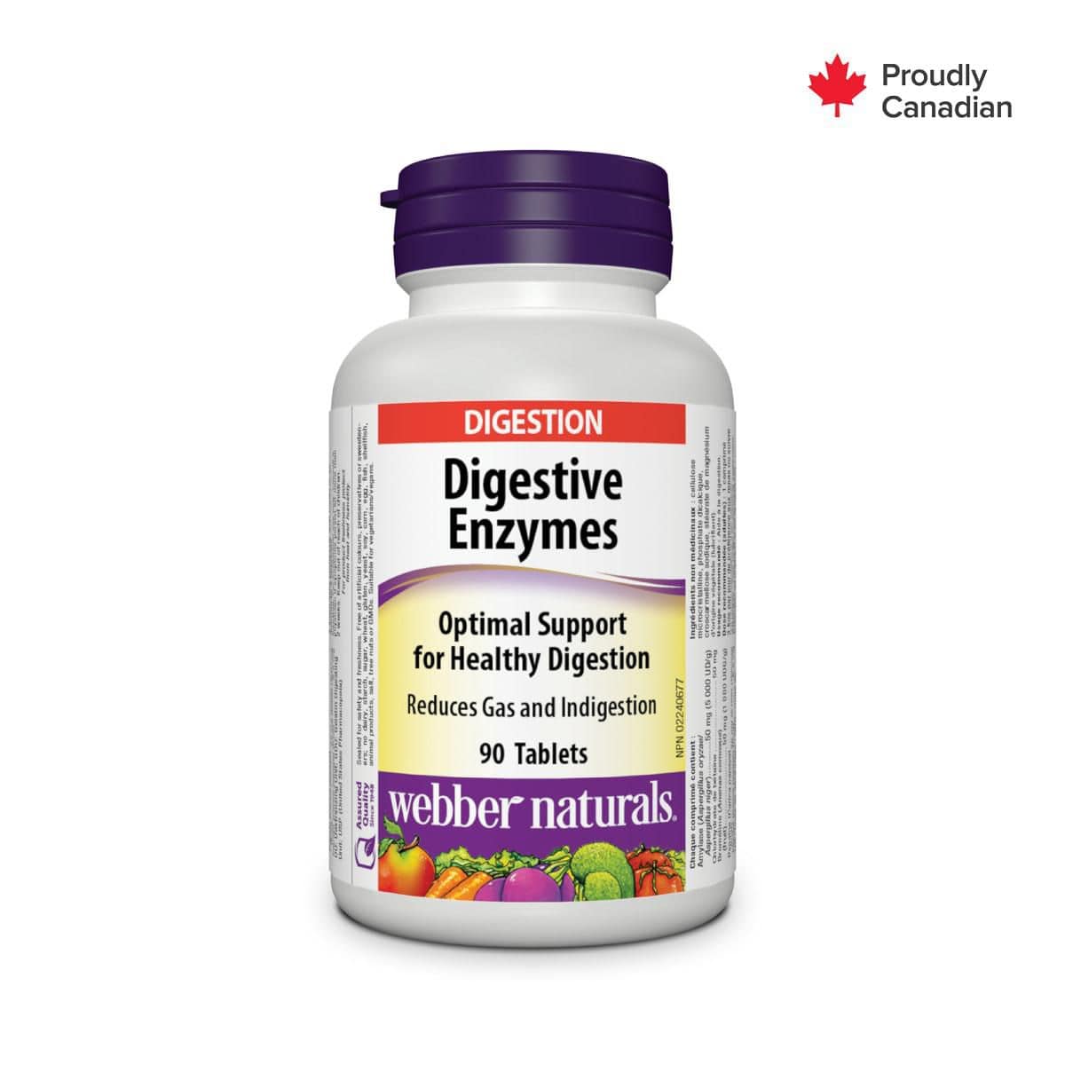 Webber Naturals® Digestive Enzymes - Zecoya