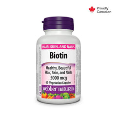 Webber Naturals® Biotin 5000 Mcg - Zecoya