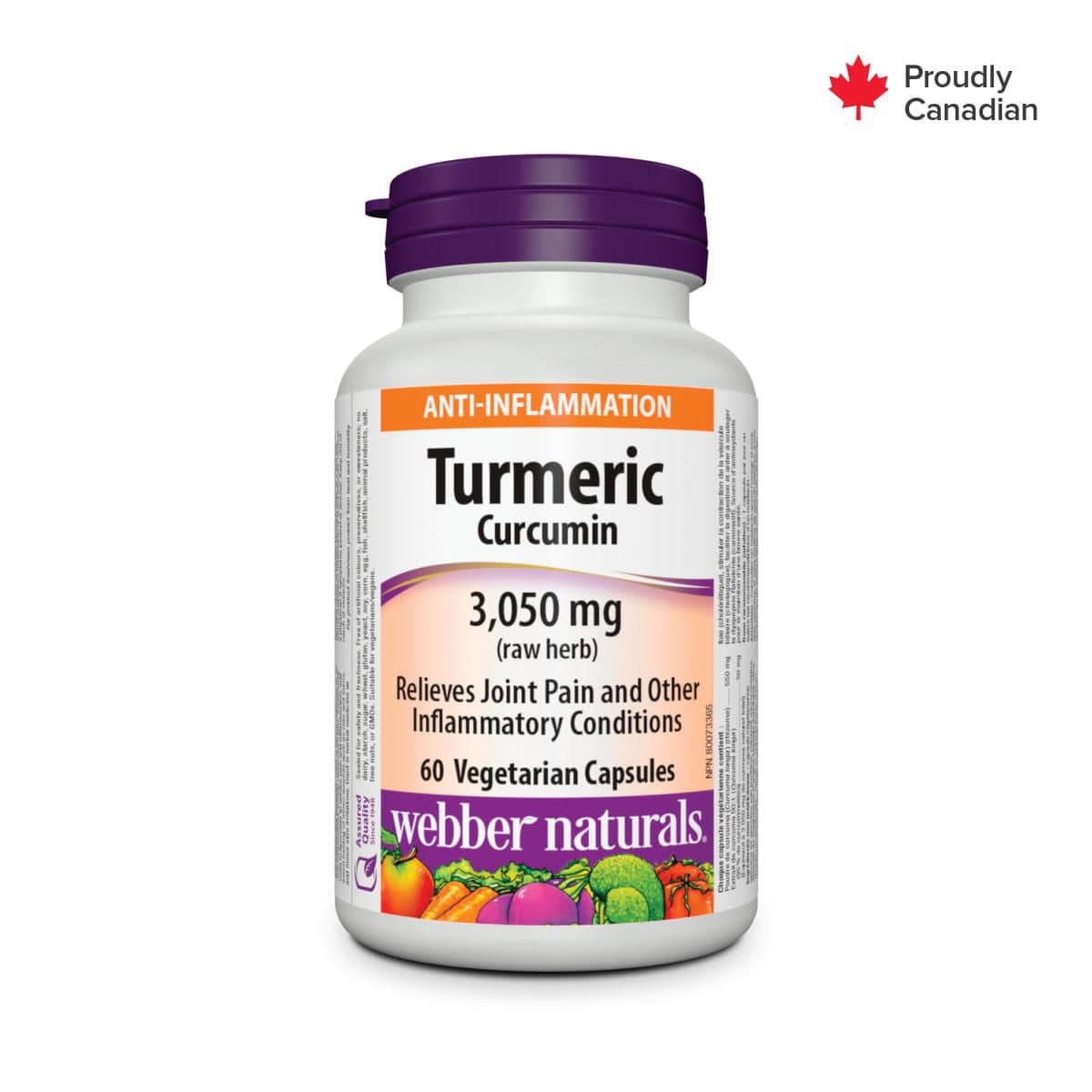 Webber Naturals® Turmeric Curcumin 3,050 mg (raw Herb) - Zecoya