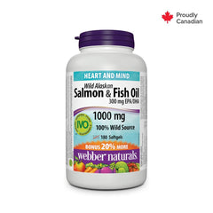 Webber Naturals® Wild Alaskan Salmon & Fish Oil, 1000 mg - Zecoya