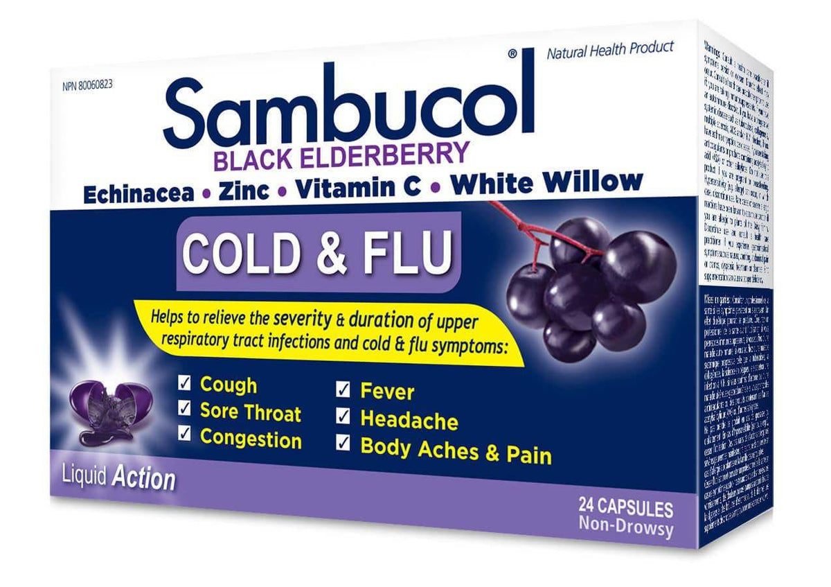 Sambucol  Cold And Flu 24ct - Zecoya