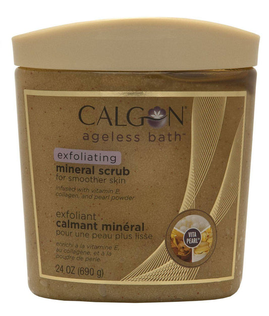 Calgon Ageless Bath Exfoliating Mineral Scrub for Smoother Skin - Zecoya