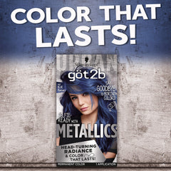 Schwarzkopf Got2b Metallics Permanent Hair Color, Blue Mercury M67, 142.5 Milliliters