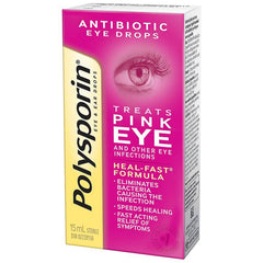 POLYSPORIN PINK EYE DROPS 15ML