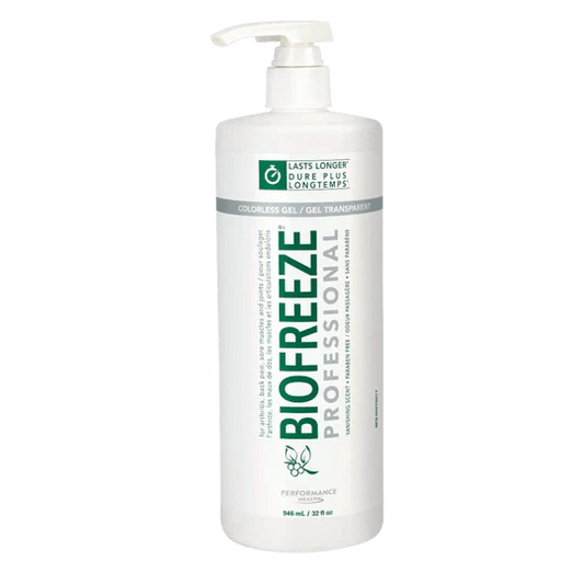 Biofreeze Professional Pain Relieving Gel, Topical Analgesic for Enhanced Relief of Arthritis, Muscle, & Joint Pain, NSAID Free Pain Reliever Cream, 32 oz with Pump - Zecoya