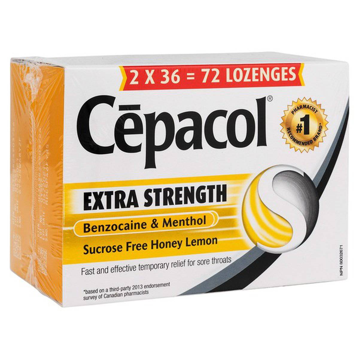 Cepacol Extra Strength Honey Lemon Lozenges - Zecoya